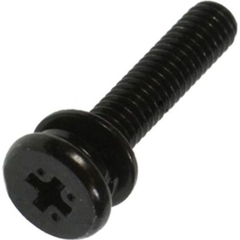 Vis - Acier Zingué - M4 × 16 mm - Pour Fixation de Télévision - Montage Murale ou Pied - 4 Pièces