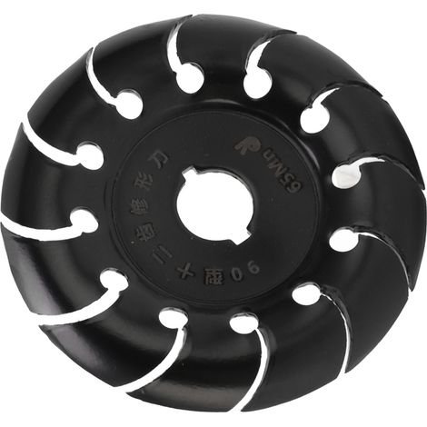 Disque à meuler et polir le bois, 90 mm, 12 dents, pour le travail du bois (noir) (1/5)