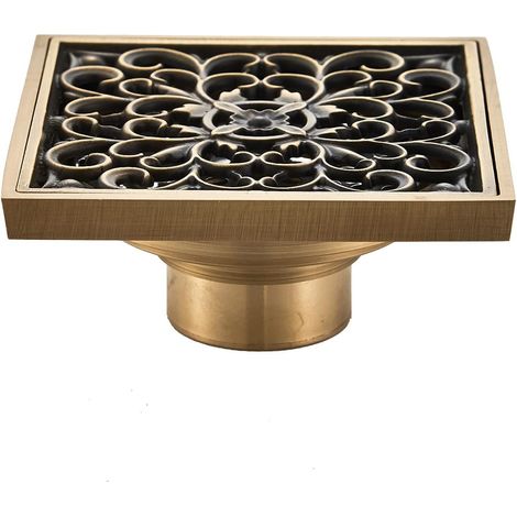 Bonde de douche en laiton Rkgfnds, sol avec grille amovible forme (1/5)