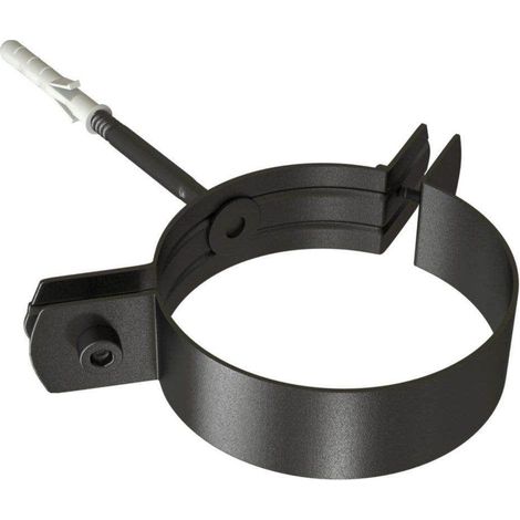 Collier mural émaillé noir mat - Ten