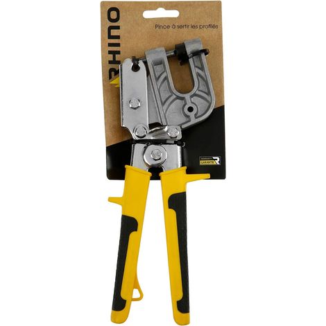 Pince à sertir pour rails placo - 1 unité - Acier haute qualité - Fixation sans vis - Pour plaquistes et pros - Manche ergonomique (1/5)