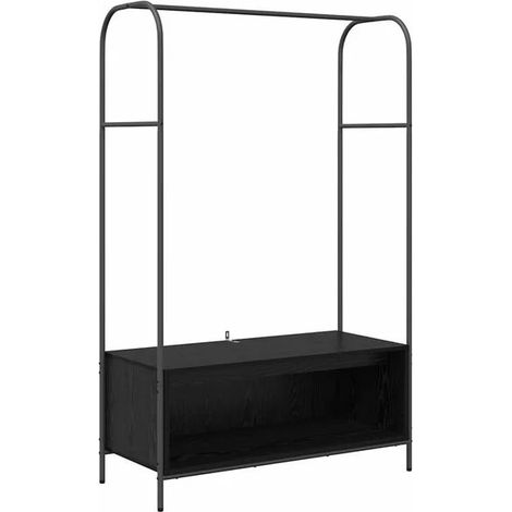 Cintre noir, 100 x 44 x 160 cm, bois composite. (1/5)