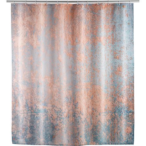 Anti-Schimmel-Duschvorhang AGATE, 180 x 200 cm, Kunststoff, WENKO
