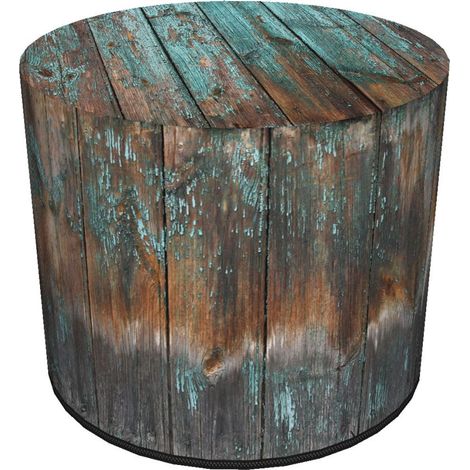Puf impermeable Codura para hogar y jardín - Diseño Havana, elegante, cómodo, estable, con cremallera, 40 cm, Bertoni (1/5)