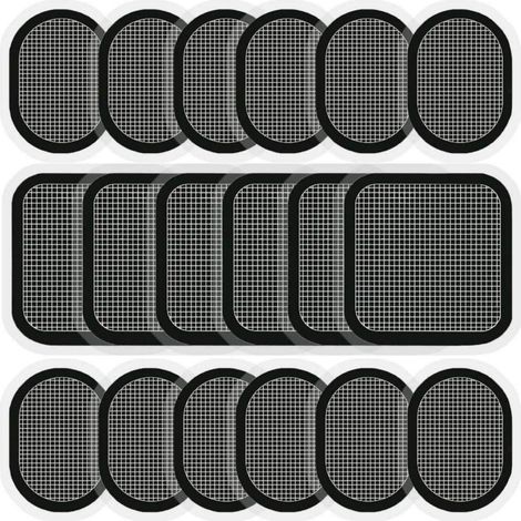 HOCOSO 18 Pièces Électrode Ceinture compatible Abs Series pads rechange ceintures musculation abdominales (1/5)
