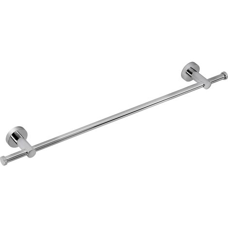 Croydex Chrome Wall Mounted Modern Towel Rail, Flexi-Fix - Knightsbridge (1/5)