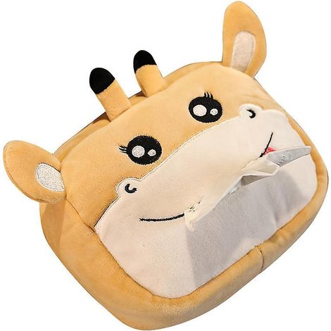 porte-bote De Mouchoirs De Voiture(girafe), Bote De Mouchoirs De Dessin Anim Mignon Bote De Mouchoirs En Peluche De Voiture Multifonction Porte-se (1/5)