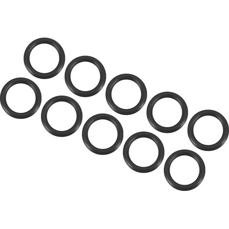 16x12x2mm Nitrile Rubber O-Rings 10 Pieces Round Black (1/5)