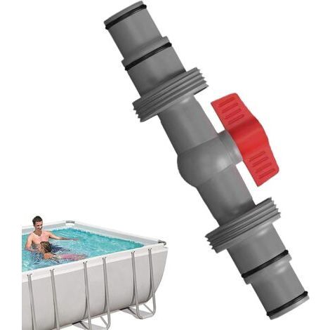 Adaptateurs pour tuyaux de piscine Adaptateurs pour filtres de piscine Outils de raccordement pour tuyaux de filtration de piscine-Karteo (1/5)