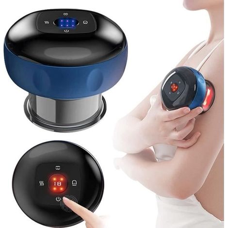 Masseur de Ventouses électrique - 3 en 1 - 12 Températures - Thérapie par Ventouses - Soulagement Musculaire (1/4)