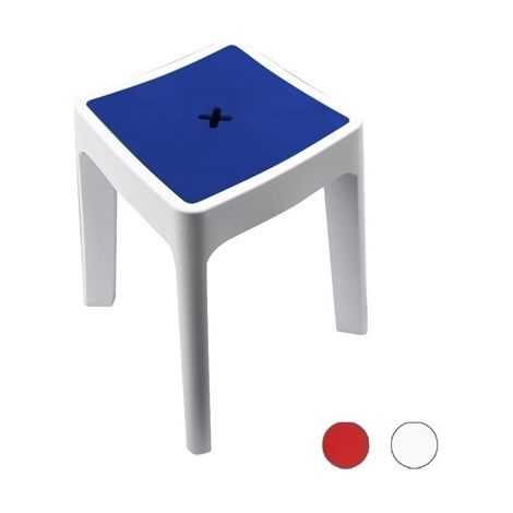 SGABELLO CONTENITORE MODELLO KEOPE METAFORM Bianco METAF (1/2)
