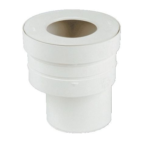 Nicoll – Pipe WC excentrée 85/107-93 – Raccord d'évacuation PVC – Diamètre 85mm – Joint élastomère pour étanchéité