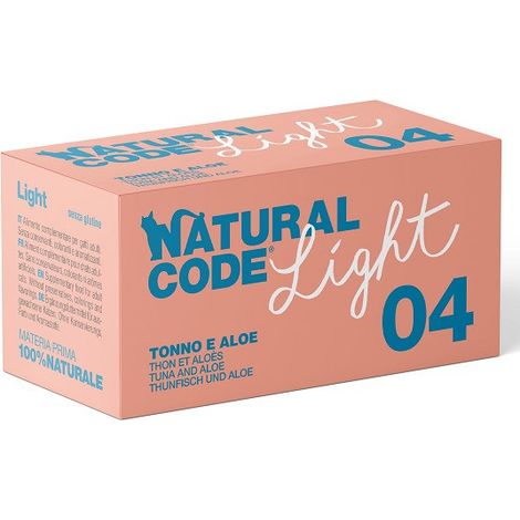 Natural Code Gatto Light Pack 4x70gr 04 Tonno e Aloe