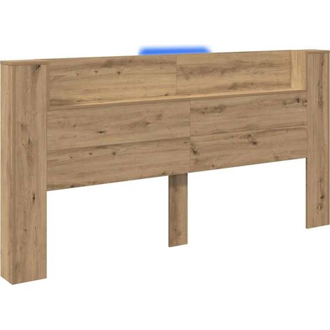 Headboard Artisan Oak Engineered Wood vidaXL (1/5)