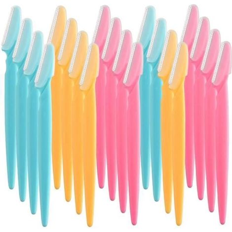 200 Pièces Rasoirs à Sourcils Rasoir Visage pour Femmes et Hommes Visage Détachants De Cheveux (20PCs) (1/4)