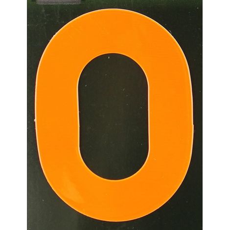 Conacord Reflektierender Klebebuchstabe O orange O Klebebuchstaben & Zahlen (1/2)