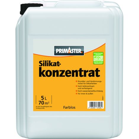Primaster Silikatkonzentrat 5,0 L farblos