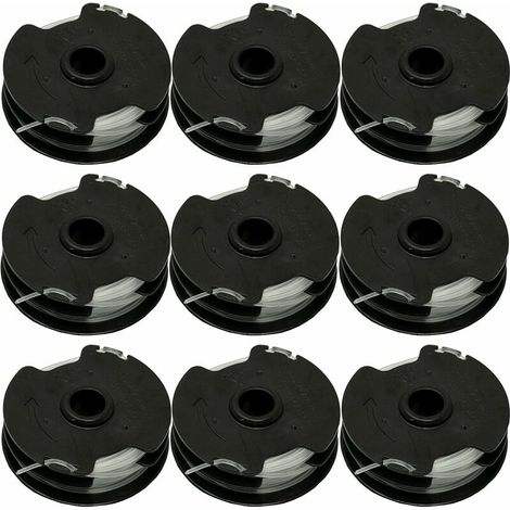 Nazalus-Hot Sale-9er-Pack Ersatzspulen für Parkside PRTA 20 Li C3 Akku-Trimmer IAN351753