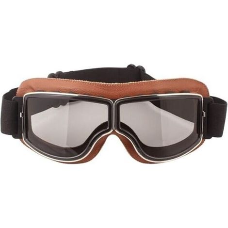 Retro motorcycle goggles - Anti-fog - Warm - For horse riding, mountain biking, motocross. (1/4)
