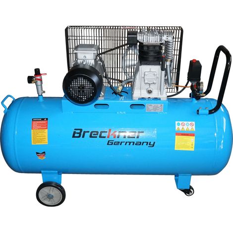 Compressore d'aria 380V, 200L potenza 3kW/4HP pressione massima 8 Bar, portata 250L/min Breckner Germany (1/5)