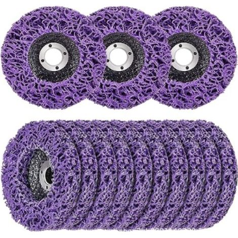 Set mit 13 CSD-Schleifscheiben (125 x 22 mm) - Zur Oberflächenbehandlung oder Farbentfernung für Winkelschleifer