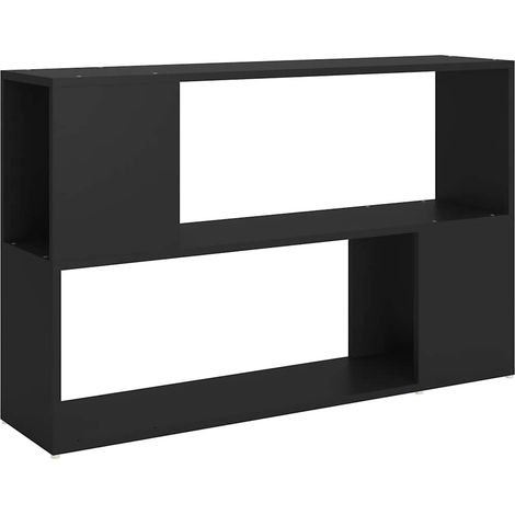 Maison Exclusive - Bibliothèque Noir 100x24x63 cm Bois d'ingénierie (1/5)