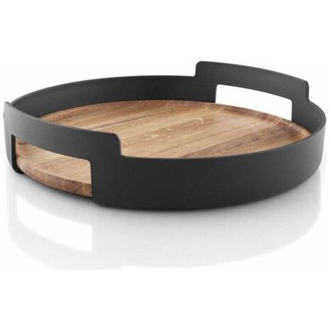 Nordic Kitchen Plateau de Service, au Design Simple et Intemporel, Noir (1/3)