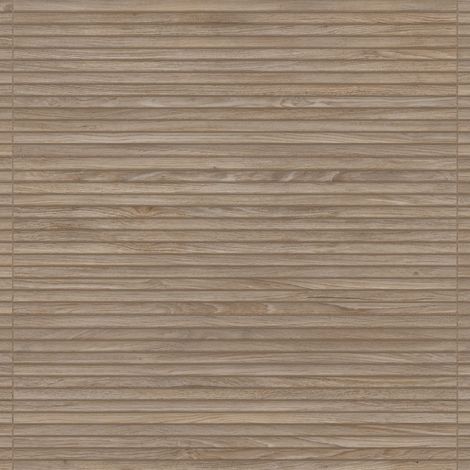 Carrelage effet Bois 3D Chêne Brut Curve 100x33,3x0,98 cm Valdoro - Mur intérieur (vendu par carton de 1,67 m²) - RO'MA CARRELAGE
