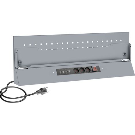 VIGOR Lochwandplatte mit Netzversorgung 861 mm, (LxB) 861 x 301 mm