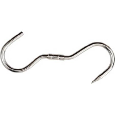 GANCIO INOX P/MACELLAIO GIREVOLE 240 X 10 MM