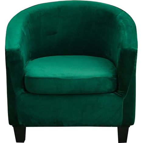 Housse de Chaise Chesterfield Cabriolet 2 pièces en Velours Housse Fauteuil Housses Chaise de Club Extensible Housse Chaise Tullsta Cabriolet (1/5)