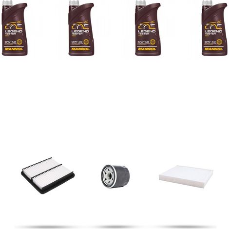 Kit tagliando 3 FILTRI e 4L OLIO compatibile con Kia Cee D (ED) 1.4 80kw dal 2007 (1/4)