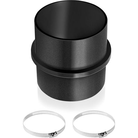 Tubo flessibile di riscaldamento da 75 mm, 2 pezzi Tubo flessibile di riscaldamento da 75 mm, raccordo per tubo flessibile rotondo professionale in plastica rigida per accessori di riscaldamento Ebers