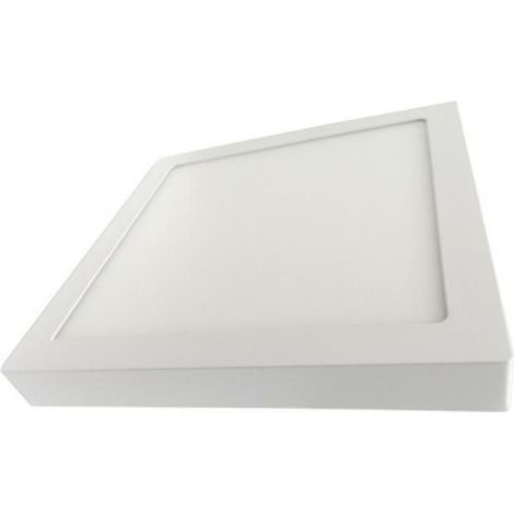 Plafoniera led quadrata 24w da soffitto, parete con rifinitura bianca 30x30cm 4200k