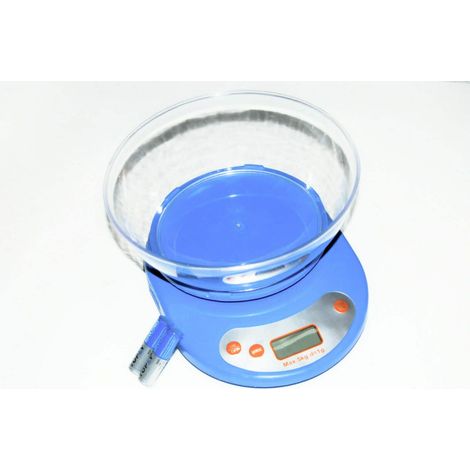 BILANCIA DIGITALE LCD CON PIATTO VASSOIO ELETTRONICA CUCINA TARA LIQUIDI 5KG 769