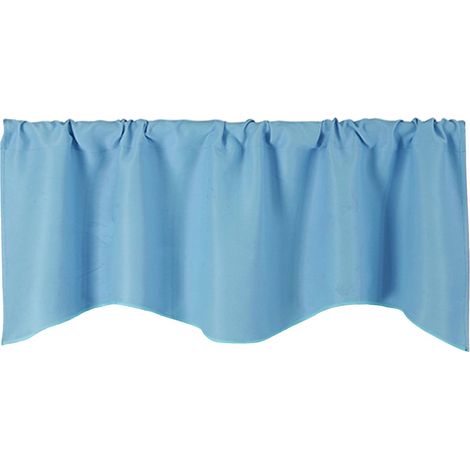 Cortinas de cocina azul cielo para niños, Draccoev, 51,97 x 18,11 pulgadas. (1/5)