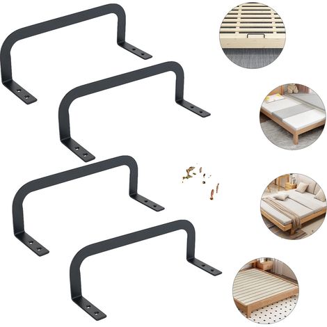 Cubrecolchón, diseño antideslizante, construcción de hierro duradera, 4 piezas (1/5)