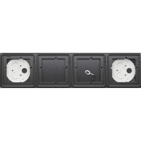 Gira Custodia AP 4f System 106 Antracite [5504910], 5504 910