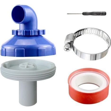 32-mm-Poolfülldüse, 360° drehbar, für Schwimmbecken, Auslaufdüse mit Poolanschlusszubehör, 32 cm Durchmesser, verstellbare Düse (1/5)