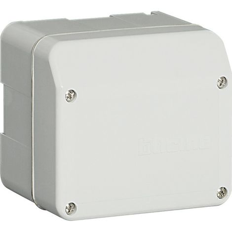 Boîte de dérivation Idrobox étanche IP55 format carré 94x82x58mm BTICINO BT23983