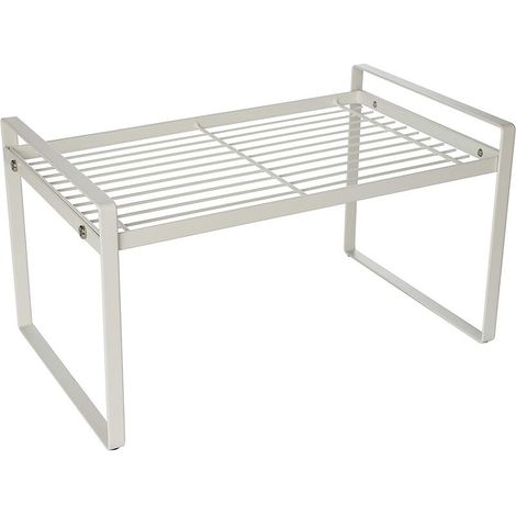 Étagère de rangement en métal pour placards de cuisine, à placer sous l'évier, dans le garde-manger ou à épices (33 x 21 x 18 cm).-AquaForge (1/4)