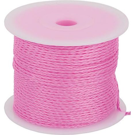 corde de macon rose 2mmx100m fluorescent