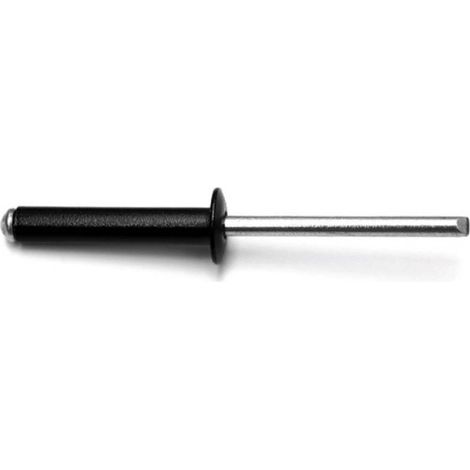 500 Rivets Aveugles Tête Ronde GORIVET ALX TRS 3.2 x 18 mm - Aluminium/Acier Noir - D-Work