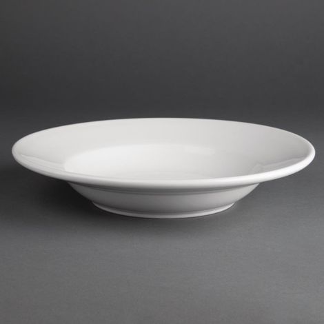 Assiettes à soupe et pâtes Athena 228mm (lot de 6) - Ref CC214 - Olympia (1/5)