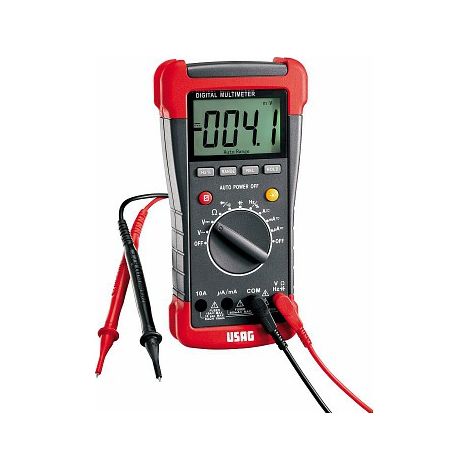 USAG U00760003 - 076 A - DIGITALER PROFESSIONELLER SPANNUNGSPRÜFER / MULTIMETER MESSUNG (1/2)