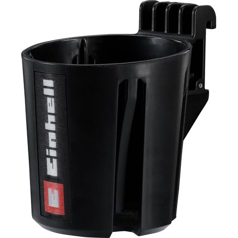 Einhell Porte-bidons (support pour canettes, gobelets, bouteilles jusqu’à 0,5 L, pour E-Case SEALED avec rail latéral, fixation à clips) Livré sans Batterie ni Chargeur