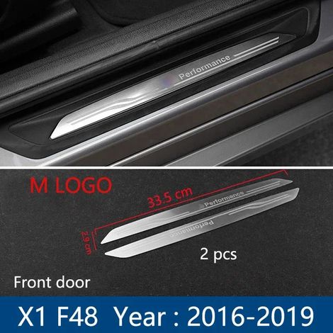 (x1 F48) Accessoires : Périphérique de bienvenue,seuil de porte,baguettes de finition pour BMW Série 1,3,4,5,3GT,X1,X3,X4,X5,X6,F20,F30,F10,F25,F16,F15 (1/3)