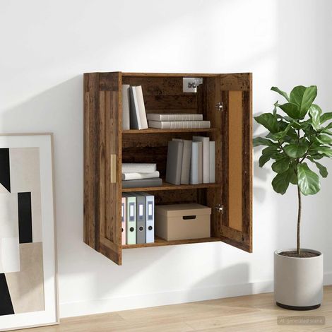 Armadietto a muro A parete Legno antico 69,5 x 34 x 90 cm vidaXL (1/5)