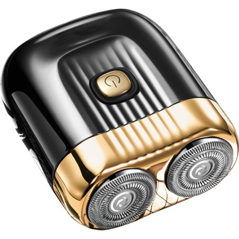 Rasoir électrique portable étanche en alliage, coffret cadeau pour homme, rasoir rechargeable avec couteau à barbe magnétique (1/5)