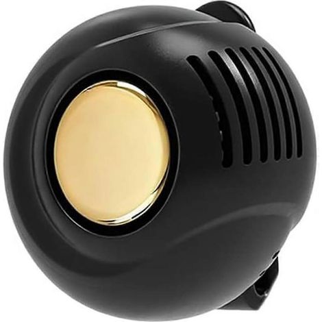 Ventilateur portable silencieux rotatif 360° rechargeable 3 vitesses longue autonomie puissant extérieur voyages bureau domicile (noir) (1/5)